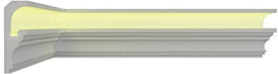 Stuck Dekorbau Indirekte Beleuchtung LED Lichtprofile Wand Stuckleiste Beleuchtung 2 Meter BL 09