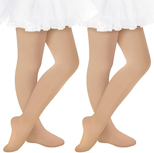 Nude Ballet Tights for Girls 4T - Toddler Dance Stockings