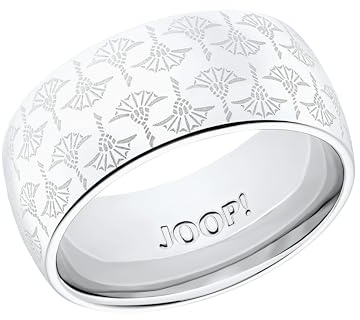 JOOP! Ring Edelstahl Damen Ringe, Silber, Kommt in Schmuck Geschenk Box