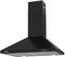 Corberó KURAMATHI760B Campana Decorativa Piramide Nero, 70 cm, Portata 621,71 m3/h, 165 W, 3 velocità, 2 filtri in alluminio, filtro carbonio, efficienza energetica A