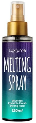 Lace Melting Spray for Wigs(120ml), Extreme Hold & Glueless, Melting Spray for Lace Wigs, Strong Natural Finishing Hold, Dries Quickly