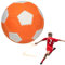 Rienan Curve Ball 20 cm Curveball Curve Ball Fussball Kickerbälle Kickerball Kurvenball Fußball Kleiner Sportball Gummi Curve Soccer Ball, für 5–15 Jährige.