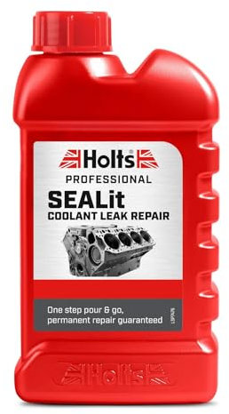 Holts SEALit Leak Repair 250ml - Professional Radiator & Coolant Leak Sealer for Engine, Cylinder Head, Head Gasket, Freeze Plugs, Water Pump Gaskets, Radiators Red - 1 Pack 250ml