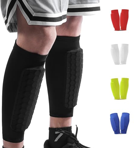 BIRDDIE Football Shin Pads Guard Kids Men Adults NonSlip Elastic Breathable