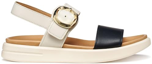 Geox Sandalo da donna D XAND 2S A Wedge, L, sabbia/nero, 40 EU