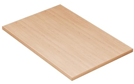 KESSLER PRO Pannello truciolato 28 mm, 90 x 60 cm, piano per mobili fai da te, per cucina, garage o officina con bordi in ABS rinforzati, rovere Hikora