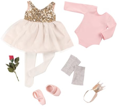 Our Generation Deluxe Ballerina Outfit Docktillbehör, Flerfärgad, Från 3 År