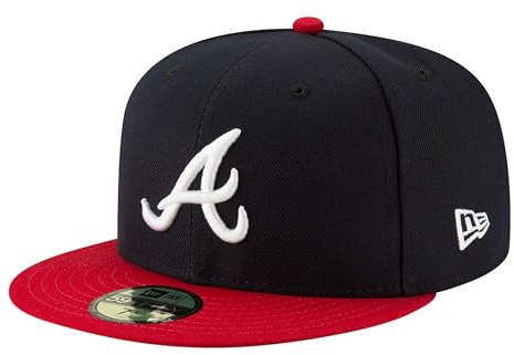 New Era Atlanta Braves MLB AC Performance Navy 59Fifty Basecap - 6 7/8-55cm (S)