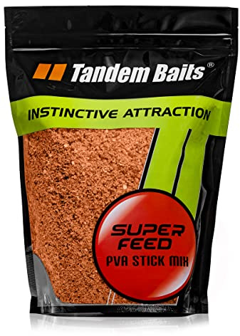 Tandem Baits SuperFeed PVA Stick Calamar & Orange, carpe Pêche de la Carpe, Bouillette, Professionnel Accessoires de Pêche 1kg