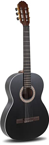 LUTHIER MANUEL RODRÍGUEZ Chitarra da concerto E-acustica - Caballero by MR - Principio 4/4 E-Acoustic Slim Body - Tavola armonica in abete massello - nero - CA-PM BE Abete