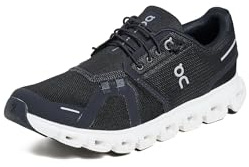 On Womens, Cloud 6 Black/Black 9 Medium