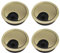 4Pcs Desk Plug Hole Cover, Desk Cable Grommet 60mm, Round Cable Hole Cover for Desktop Cable Organizer (Bronze)