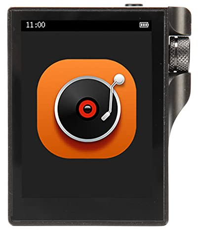 MP3-spelare 2,4-tums Full Pekskärm HiFi Förlustfri Bärbar Musikspelare med FM-radio Elektronisk Bok, Premiumavkodningschip, Förlustfri Formatkompatibilitet, Lång Batteritid (Svart)