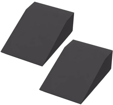 MotiveTech 2X Blocco a Cuneo per Squat, Tavola Inclinata, Allungatore per Polpacci, Blocco per Esercizi Portatile in Schiuma Eva, Blocco per Allenamento Ind