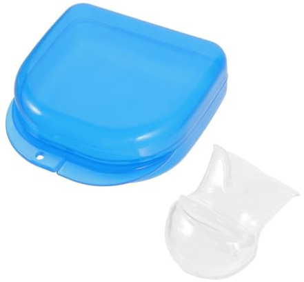 Hemobllo Dispositivo Antirronquidos Tapón Para Ronquidos 1 Unidad Silicona Transpirable Azul Solución Ronquidos Cubierta De Lengua Para Dormir Descanso Nocturno Portátil