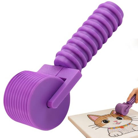 YAAYEELE Strass-Presswalze, Diamant-Malerei-Zubehör, Roller-Pressen, Diamantkunst Rollwerkzeug, Diamant Malerei Roller für Erwachsene - Leichtes Druckwerkzeug zum Glätten von DIY Diamond Painting