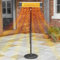 Harrier 1800w Premium Standing Outdoor Patio Heater | Remote Control Included & Portable for Ease | Energy Efficient Radiant Warmth