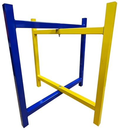 TW Wholesale Mortar Spot Board Stand Heavy Duty Bricklayers Brickies Mortar Board Foldable Steel Stand (TWSBS500)