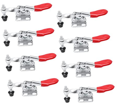 Operitacx 8 Piezas De Abrazadera De Palanca De Fijación Rápida Abrazadera De Palanca De Liberación Rápida Abrazadera Vertical Abrazaderas De Goma De Liberación Rápida Abrazadera De