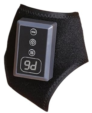 Bande chauffante pour cheville – Coussin de massage pour cheville, 5 réglages de température | Coussin chauffant pour les pieds, les mollets, les bras, la maison, le bureau, la chambre à coucher, la