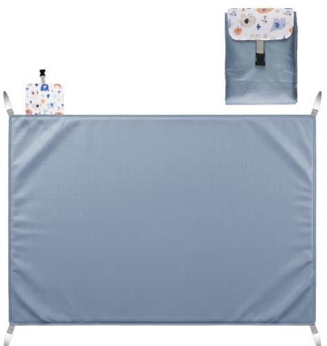 150x200cm Couverture Pique Nique Tapis de Camping Imperméable et Résistant | Picnic Blanket, Natte de Plage Exterieur avec Poignée pour Jardin, Nappe, BBQ, Randonnée, Voyage, Famille