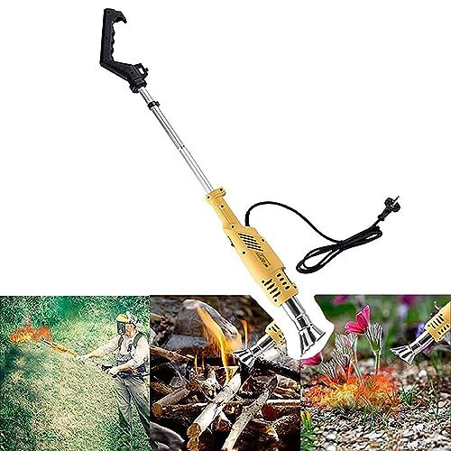 WDZDMYL Bruciatore di Erbacce Elettrico, diserbo con Funzione 3 in 1, Bastoncino per diserbo Termico per diserbo, Fino a 650 ℃, Attrezzi da Giardino, Cavo da 1,8 m, 2000 W