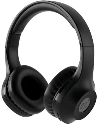 Retekess TR104P Auriculares Radio, FM Radio Diadema Plegable Ligero Auriculares, Soporte Entrada AUX Alimentación con Batería