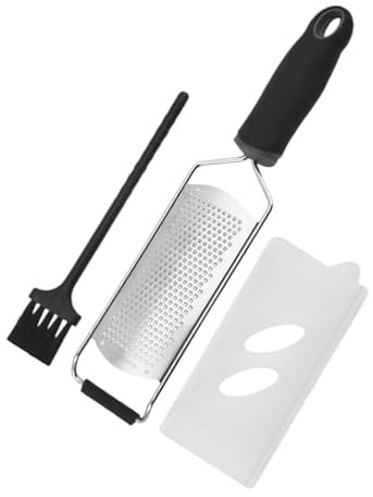 Rallador de queso de acero inoxidable, rallador de queso de mano | Trituradora de Queso Rebanadora Antideslizante a Prueba de Herrumbre | Herramienta rebanadora ergonómica Zester para limón, patata, v