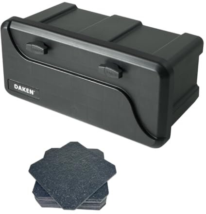 LOADCARE Ladungssicherung für PKW Transporter Anhängerkiste wasserdichte Deichselbox mit Zubehör 550x250x295