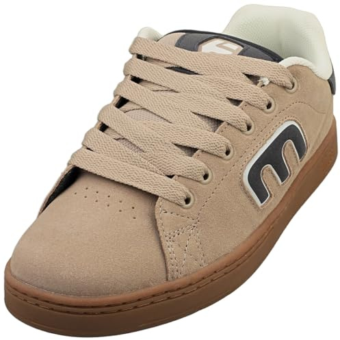 Etnies Callicut – Heritage Skate Style, Puffy Look, Chunky Vibe, Suola Rinforzata Cupsole, Sensazione Ammortizzata, Sneakers per Tutti i Giorni 2025, Pietra, 42 EU
