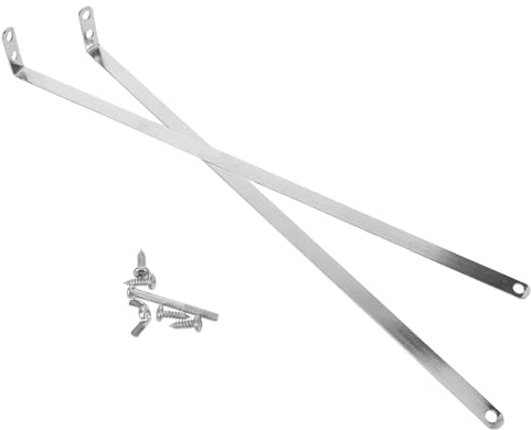 FIXOSHEE Set 2 Pezzi Accessori Ricambio Asta di Trazione Piatta per Scopa a Rullo 32 CM Manico di Sostituzione Resistente per Pulizia Domestica Parti di Riparazione per Manico Scopa