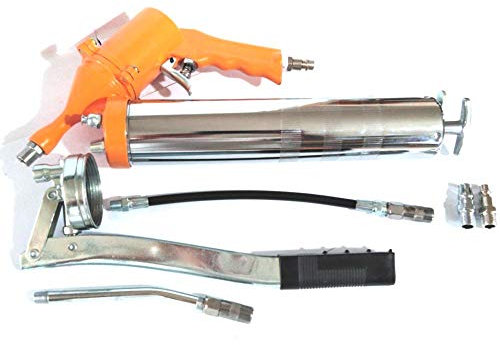 FAST WORLD SHOPPING ® Ingrassatore Aria Compressa 400Cc Pistola Grasso Pompa Pneumatica Ingrassatore Manuale Air Grease Gun Siringa Sigillante Siringa Grasso