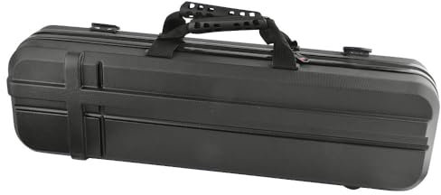 SHARROW Bogenschießen Köcher Takedown Recurve Bogen Case Bogenkoffer Bogentasche ABS Kunststoff Hartschalenkoffer Bow Box Tasche Transportkoffer (Schwarz, 80x20*13cm)