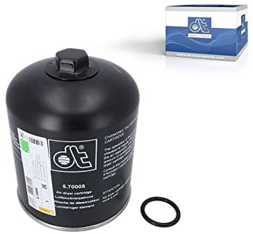 DT Spare Parts Lufttrocknerpatrone mit Koaleszenzfilter, 2-stufig 5.70005 D: 136 mm M39 x 1,5R SW: 30 H: 178 mm Patrone für LKW