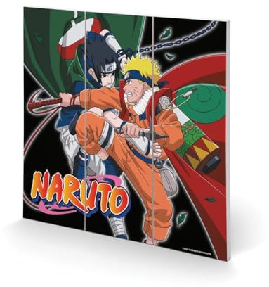 Naruto Placa de entrenamiento para superar la otra (Talla única) (multicolor), Multi colorido, talla única