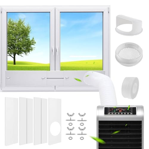 Fensterabdichtung Klimaanlage Klimaanlagenfenster Set Fensterabdichtung Für Mobile Klimageräte Tür Für Vollständige Abdichtung Hält Das Haus Kühl