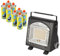 Portable 1.7kW Compact Outdoor Gas Heater - Infrared Ceramic Burner, Lightweight, Emergency Heating (Heater + 8 Canisters)