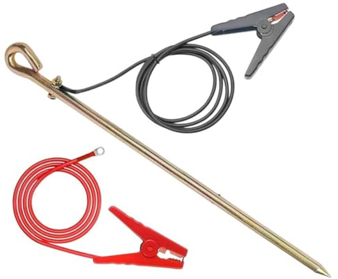 3pcs Generator Grounding Rod Electric Fence Wire