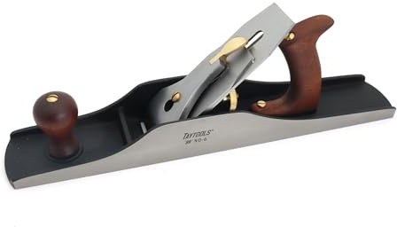 Taytools #6 Premium Bedrock Style Flattop Fore Plane Bench Plane - 18-1/8 Sole, 2-3/8 Blade Cryo O1 Steel
