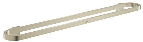 GROHE Selection | Essentials - Badetuchhalter | Verdeckte Befestigung ; Länge 600 mm | nickel gebürstet | 41056EN0