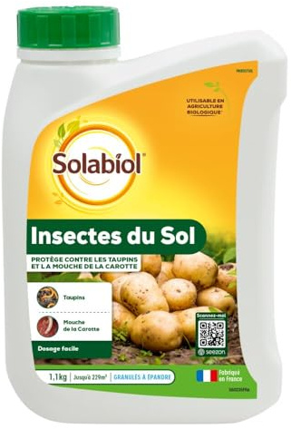SOLABIOL Insectes du Sol - Granulés - Jusqu'à 229m² - 1,1kg