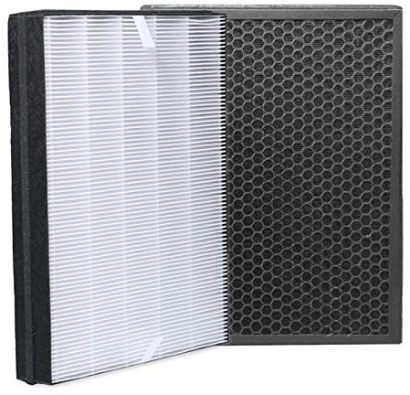 iAmoy FY2422/30 och FY2420/30 ersättningsfiltersats kompatibel med Philips AC2889, AC2887, AC2882 och AC3829/10 luftrenare, 1 x HEPA-filter, 1 x aktivt kolfilter