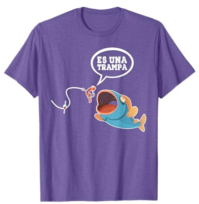 Es Una Trampa Pescado Pesca Humor Deporte Pescador Regalo Camiseta