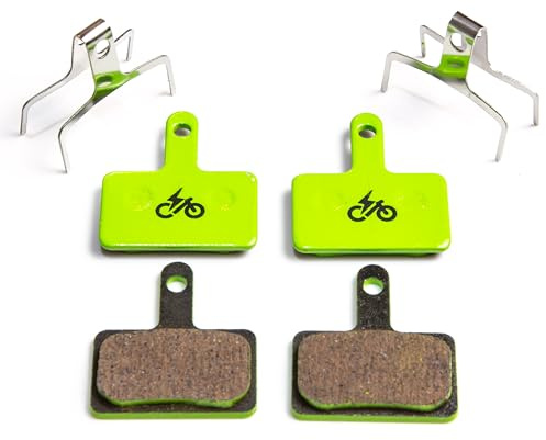 Clarks Cycle Systems E-VRS E-Bike Disc Brake Pads, Semi-Metallic, E-VRS811 Compatible with Clarks/Tektro/Shimano/TRP, 2 Pairs (4pcs)
