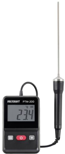 VOLTCRAFT PTM-200 Einstichthermometer Messbereich Temperatur -200 bis 200 °C Fühler-Typ Pt1000 Kontaktmessung