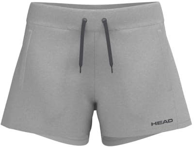 HEAD Club ORIGINAL Shorts Girls, Grey Melange