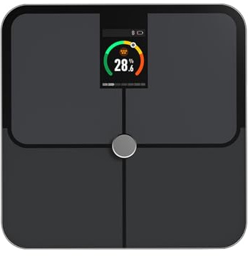 Báscula Grasa Corporal, Báscula de Baño Digital Balanza Peso Corporal con Pantalla Grande 21 Datos Corporales Alta Precisión Bascula Inteligente Digital para IMC con APP