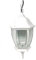Vetrineinrete® Lanterna sospesa a tenuta stagna da soffitto attacco e27 lampada da giardino retrò applique antico per esterno a sospensione con catenaper balcone terrazzo es40 (Bianco) N19