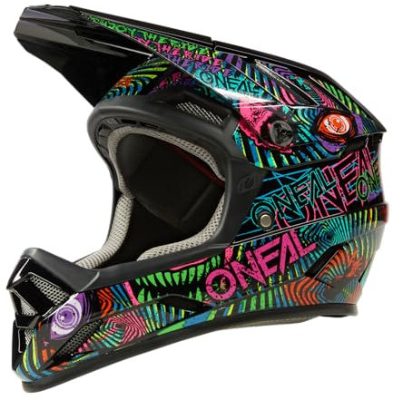 O'NEAL | Mountainbike-Helm | MTB Downhill | ABS-Schale, Belüftung und Kühlung, übertrifft die Robustes ABS | Helm Backflip Riot | Erwachsene | Multi | Größe XL