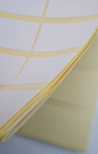 200 Labels Stickers Multi Purpose. Small Sticky Labels, 50 x 25mm / 2 x 1 Self Adhesive White Labels. Supplied Flat